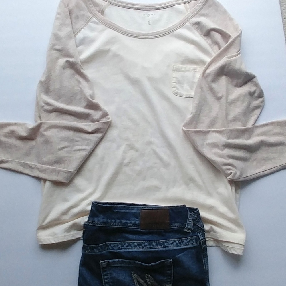 Super soft long sleeve baseball T